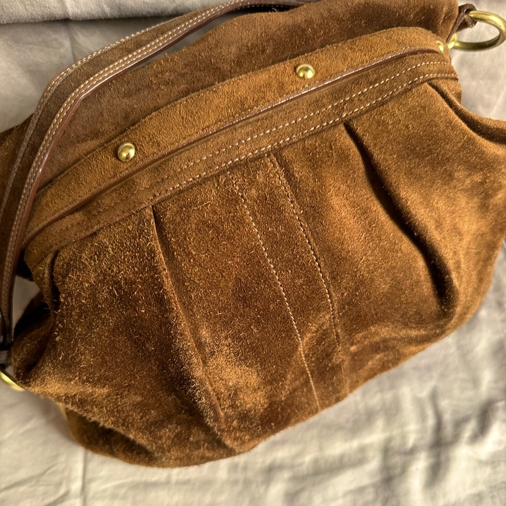 Coach, medium size cross body hand bag, soft leather